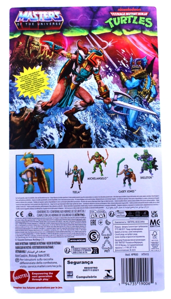 MOTU x TMNT: Turtles of Grayskull Actionfigur Teela 14 cm von Mattel